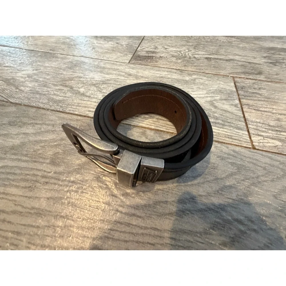 Dickies Reversible Belt Men 34 Black Brown Leather Workwear Casual Mens